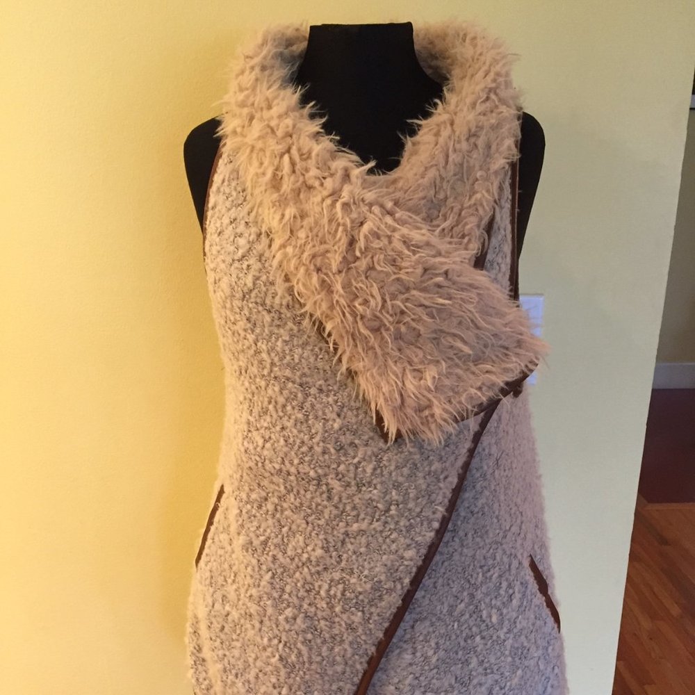Soft and cozy wool blend vest